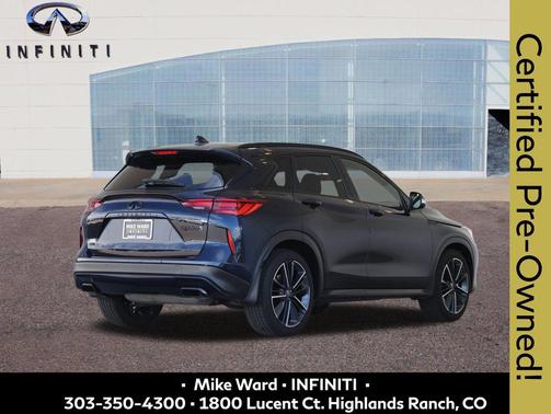 Hermosa Blue 2025 INFINITI QX50 SPORT