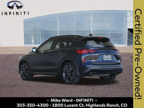 Hermosa Blue 2025 INFINITI QX50 SPORT