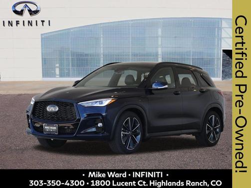 Hermosa Blue 2025 INFINITI QX50 SPORT