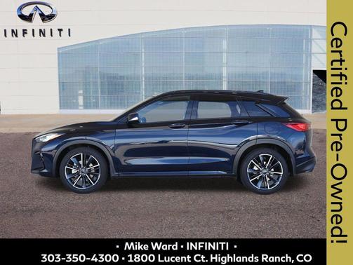 Hermosa Blue 2025 INFINITI QX50 SPORT