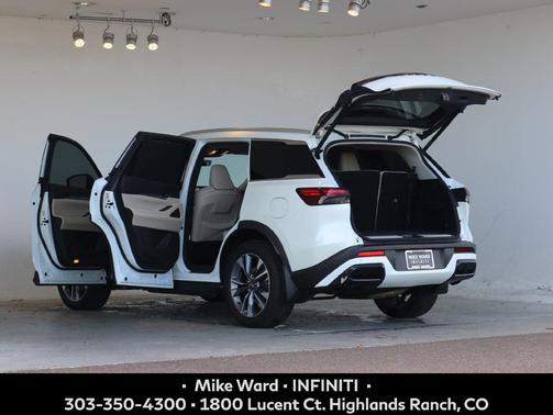 Majestic White 2023 INFINITI QX60 Luxe