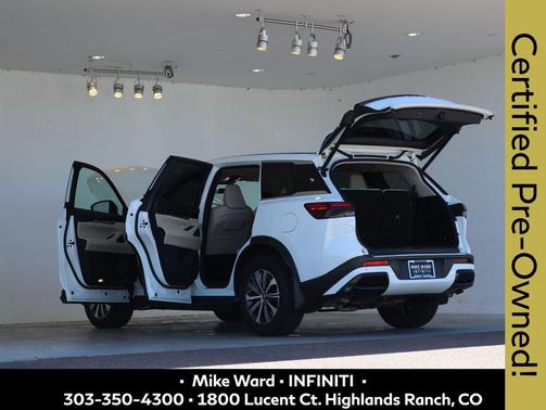 Glacier White 2025 INFINITI QX60 Pure
