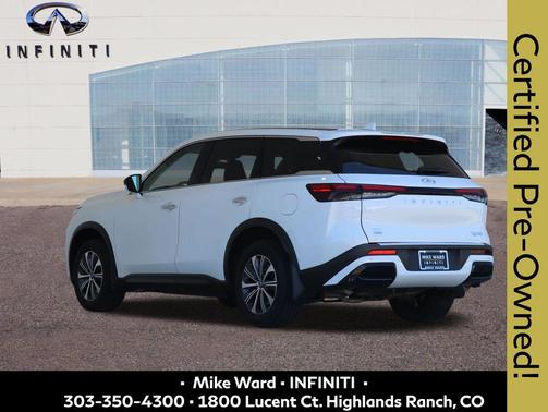 Glacier White 2025 INFINITI QX60 Pure