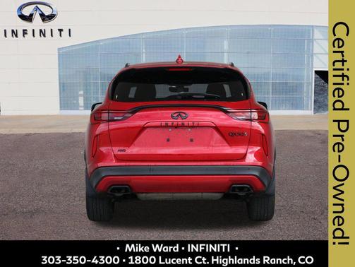 Dynamic Sunstone Red 2025 INFINITI QX50 SPORT