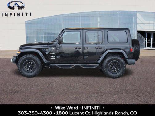 Black Clearcoat 2020 Jeep Wrangler Unlimited Sahara