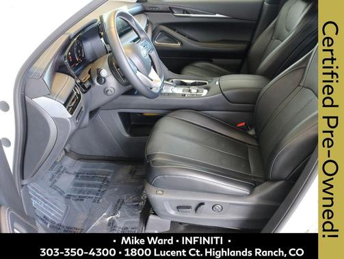 Majestic White 2023 INFINITI QX60 SENSORY