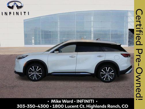 Majestic White 2023 INFINITI QX60 SENSORY