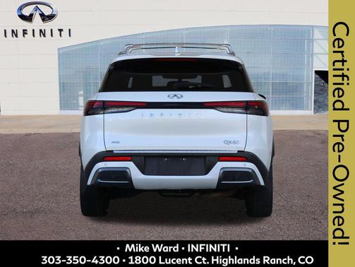 Majestic White 2023 INFINITI QX60 SENSORY