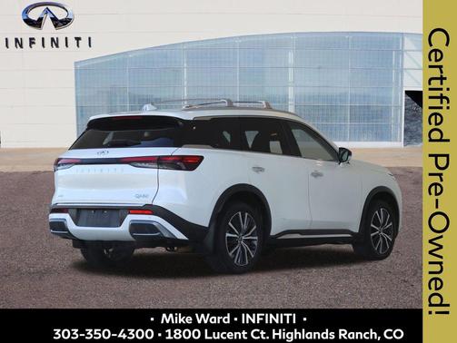 Majestic White 2023 INFINITI QX60 SENSORY