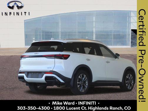 Majestic White 2023 INFINITI QX60 Luxe