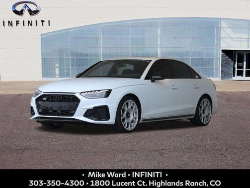 Glacier White Metallic 2024 Audi A4 45 S line Premium Plus