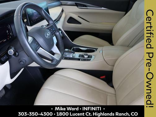Warm Titanium 2023 INFINITI QX60 Luxe