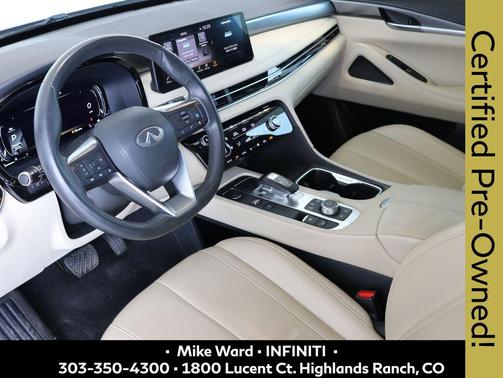 Warm Titanium 2023 INFINITI QX60 Luxe