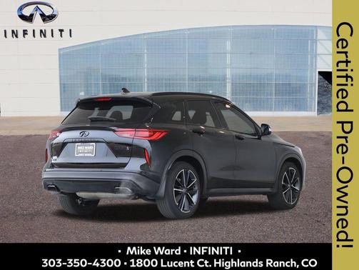 Black Obsidian 2023 INFINITI QX50 SPORT AWD