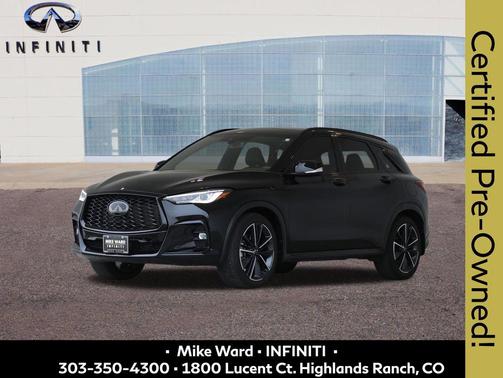 Black Obsidian 2023 INFINITI QX50 SPORT AWD