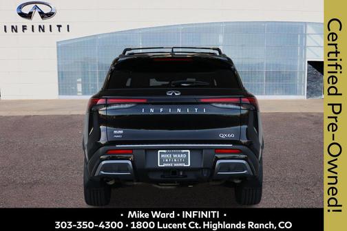 Mineral Black 2025 INFINITI QX60 AUTOGRAPH