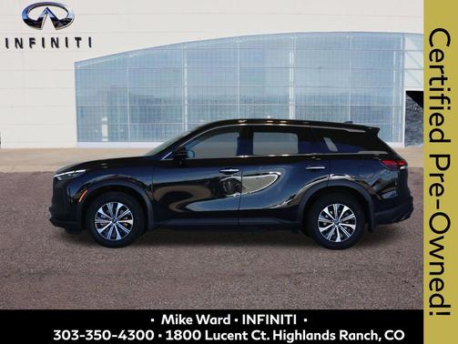 Mineral Black 2025 INFINITI QX60 Pure
