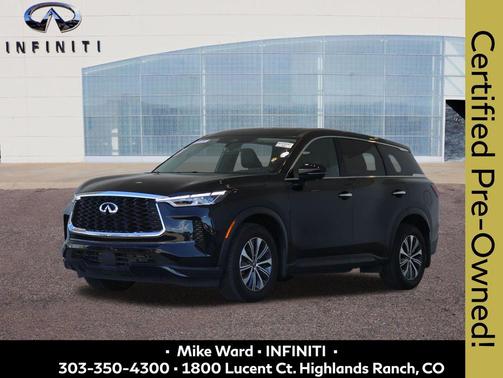 Mineral Black 2025 INFINITI QX60 Pure