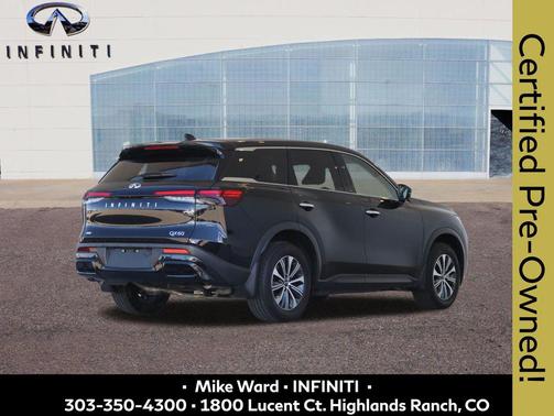 Mineral Black 2025 INFINITI QX60 Pure