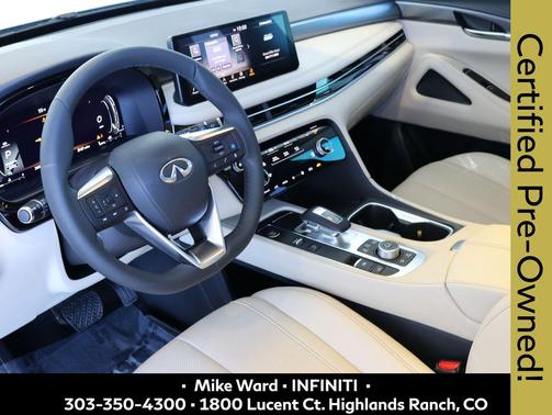 Warm Titanium 2023 INFINITI QX60 Luxe