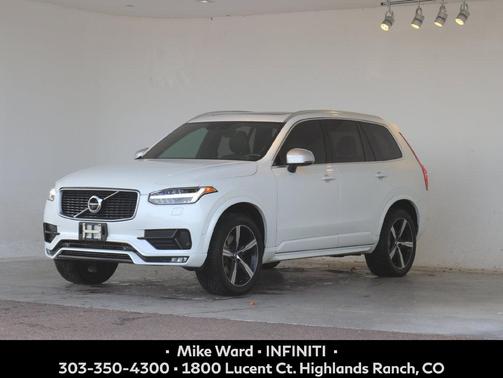 Ice White 2017 Volvo XC90 T6 R-Design