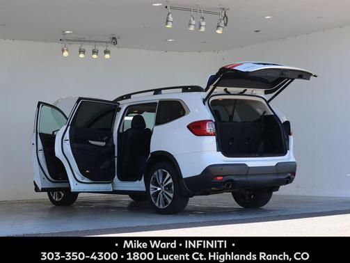 Crystal White Pearl 2020 Subaru Ascent Limited 7-Passenger