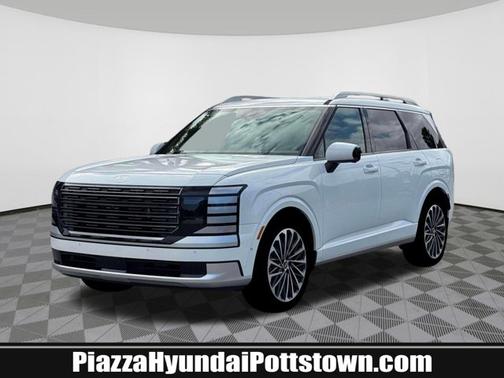 Creamy White Pearl 2026 Hyundai Palisade Hybrid Calligraphy