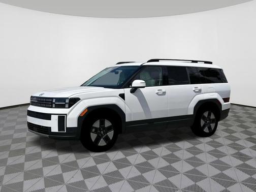 Serenity White 2026 Hyundai SANTA FE HEV SEL