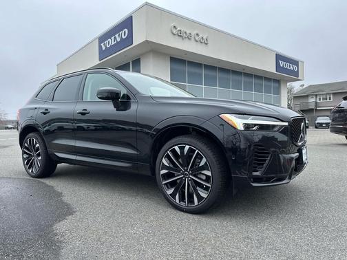 Onyx Black Metallic 2026 Volvo XC60 Plug-In Hybrid Ultra, T8 AWD Electric/Gasoline, Dark