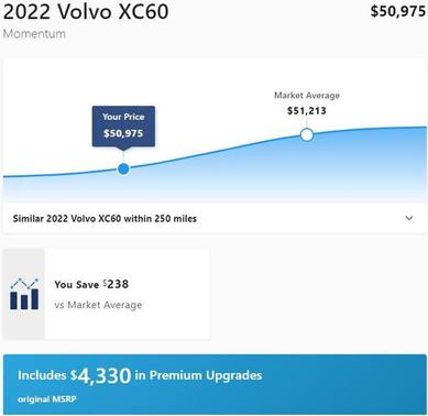 2022 Volvo XC60 B5 Momentum