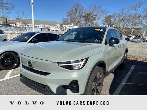 Sage Green Metallic 2023 Volvo C40 Recharge Pure Electric Twin Plus