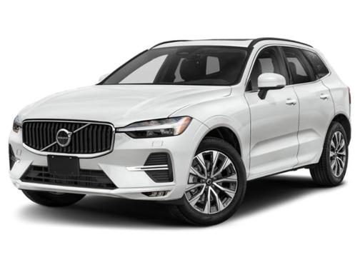 Crystal White Metallic 2023 Volvo XC60 B5 Plus Dark Theme