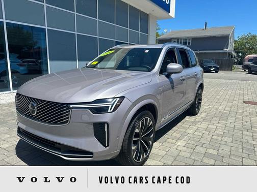 Aurora Silver 2026 Volvo XC90 Plus, B6 AWD Gas (mild hybrid), Gasoline, Bright, 7 Seats