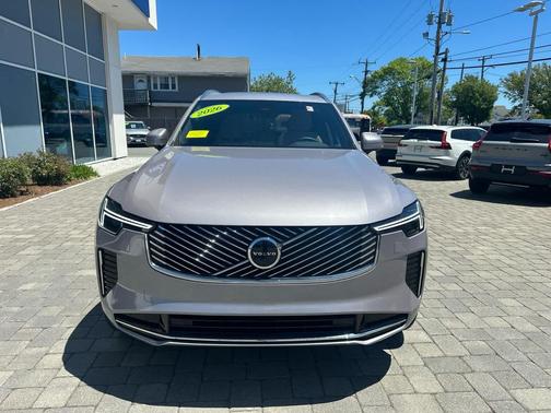 Aurora Silver 2026 Volvo XC90 Plus, B6 AWD Gas (mild hybrid), Gasoline, Bright, 7 Seats