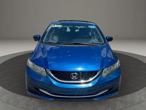 Blue 2015 Honda Civic EX
