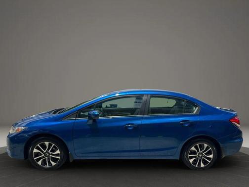 Blue 2015 Honda Civic EX