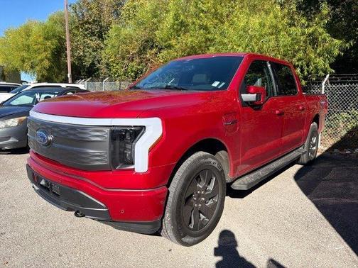 Red Metallic 2023 Ford F-150 Lightning LARIAT