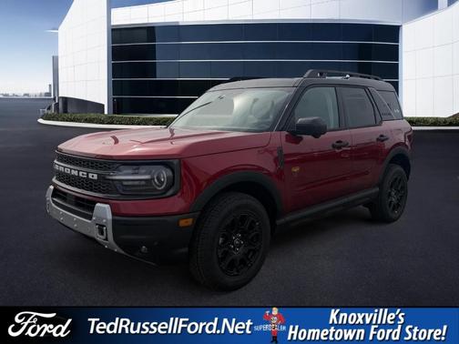 Red 2026 Ford Bronco Sport Badlands