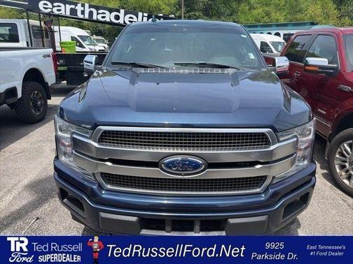 Blue 2020 Ford F-150 Platinum
