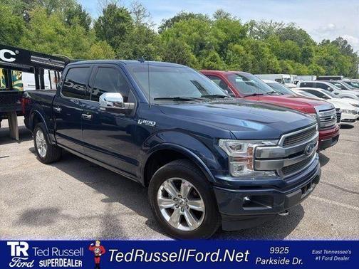 Blue 2020 Ford F-150 Platinum