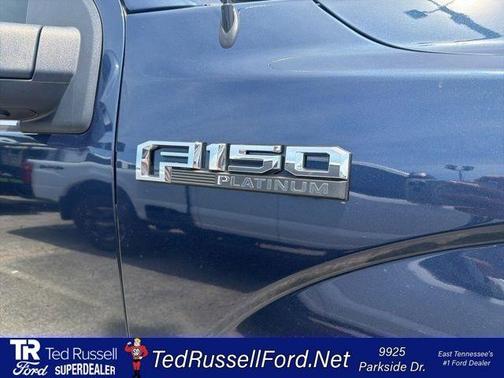 Blue 2020 Ford F-150 Platinum