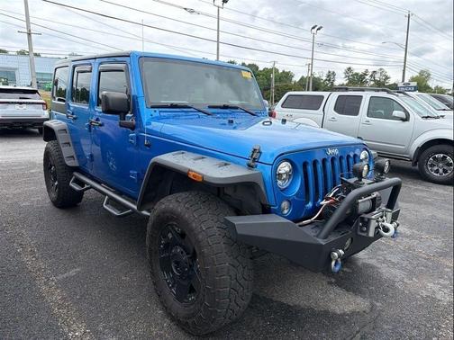 Hydro Blue Pearl 2016 Jeep Wrangler Unlimited Sport