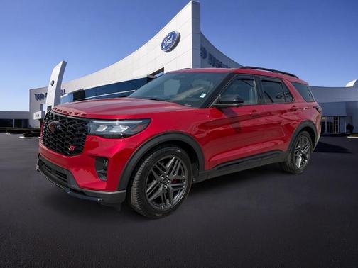 Red Metallic 2025 Ford Explorer ST