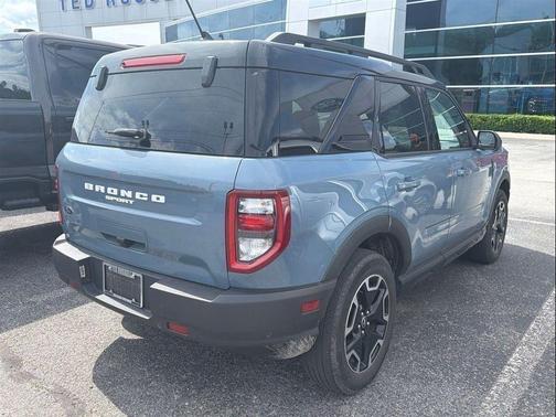 Azure Gray Metallic 2024 Ford Bronco Sport Outer Banks