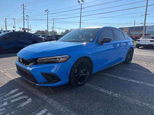 Blue 2024 Honda Civic Sport
