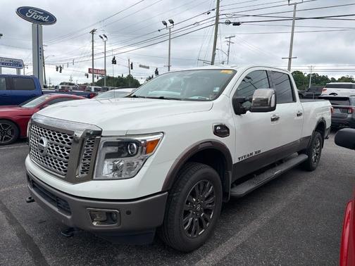 White 2018 Nissan Titan XD Platinum Reserve
