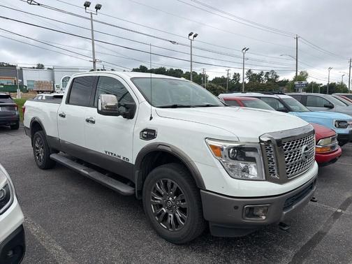 White 2018 Nissan Titan XD Platinum Reserve