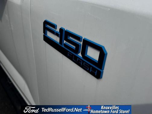 White 2025 Ford F-150 Lightning Flash