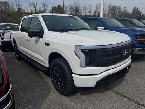 White 2025 Ford F-150 Lightning Flash