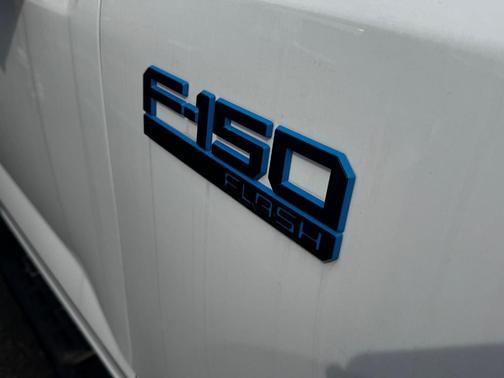 White 2025 Ford F-150 Lightning Flash